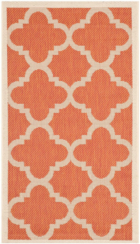 Safavieh Courtyard Cy6243 - 241 Terracotta Rugs - Safavieh - cy6243 - 241 - 5r