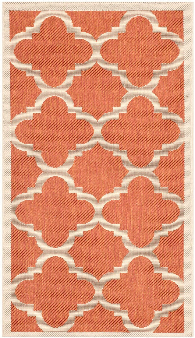 Safavieh Courtyard Cy6243 - 241 Terracotta Rugs - Safavieh - cy6243 - 241 - 5r