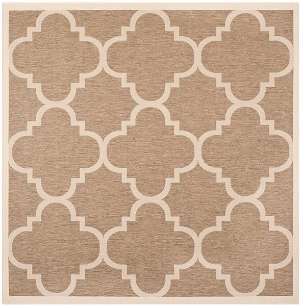 Safavieh Courtyard Cy6243 - 242 Brown Rugs - Safavieh - cy6243 - 242 - 4sq