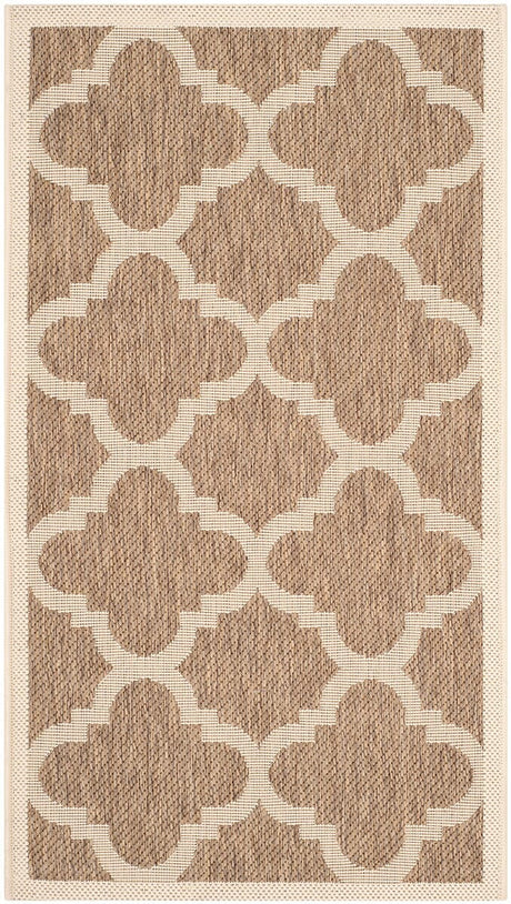 Safavieh Courtyard Cy6243 - 242 Brown Rugs - Safavieh - cy6243 - 242 - 5r