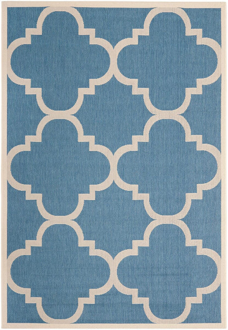 Safavieh Courtyard Cy6243 - 243 Blue / Beige Rugs - Safavieh - cy6243 - 243 - 2