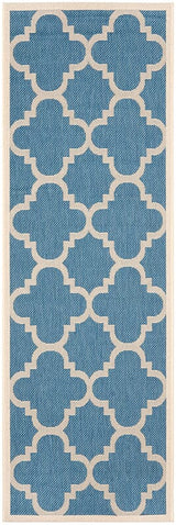 Safavieh Courtyard Cy6243 - 243 Blue / Beige Rugs - Safavieh - cy6243 - 243 - 27