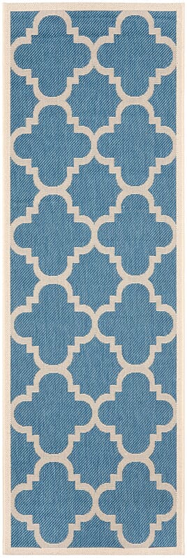 Safavieh Courtyard Cy6243 - 243 Blue / Beige Rugs - Safavieh - cy6243 - 243 - 27