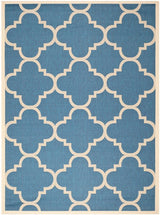 Safavieh Courtyard Cy6243 - 243 Blue / Beige Rugs - Safavieh - cy6243 - 243 - 4r