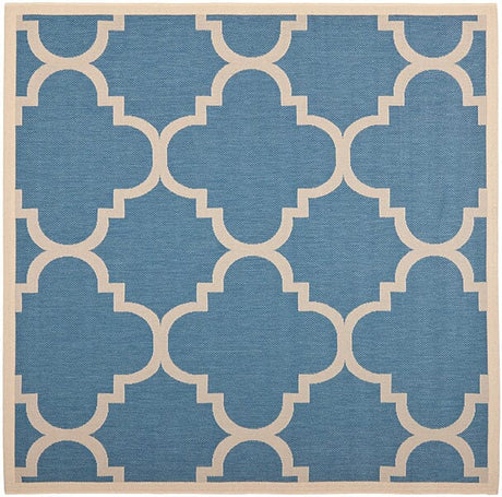 Safavieh Courtyard Cy6243 - 243 Blue / Beige Rugs - Safavieh - cy6243 - 243 - 4sq