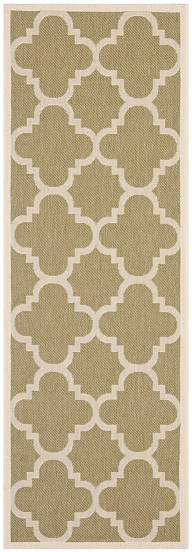 Safavieh Courtyard Cy6243 - 244 Green / Beige Rugs - Safavieh - cy6243 - 244 - 27