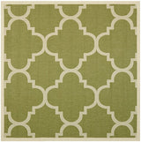 Safavieh Courtyard Cy6243 - 244 Green / Beige Rugs - Safavieh - cy6243 - 244 - 4sq