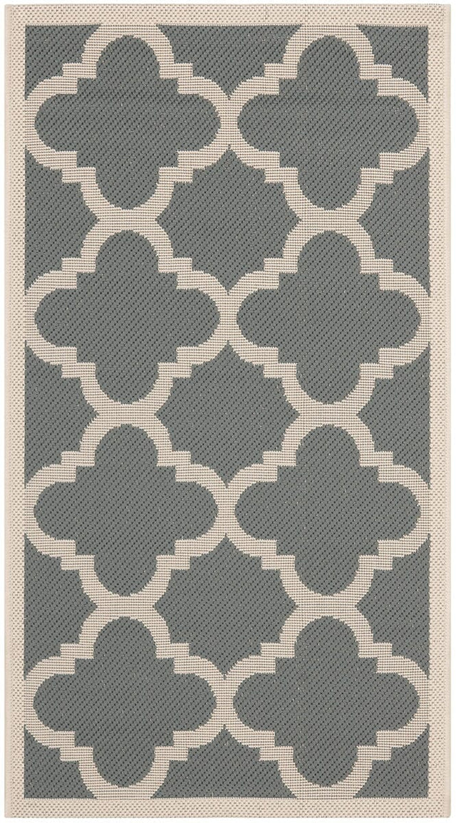 Safavieh Courtyard Cy6243 - 246 Grey / Beige Rugs - Safavieh - cy6243 - 246 - 4r