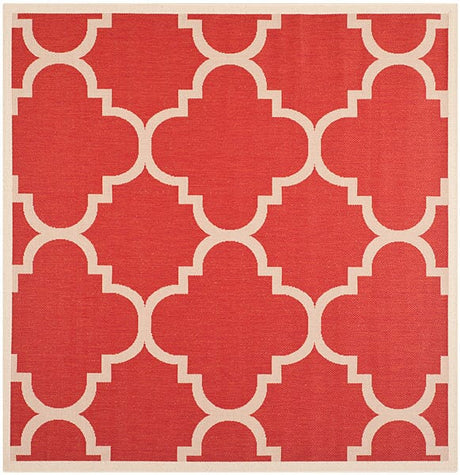 Safavieh Courtyard Cy6243 - 248 Red Rugs - Safavieh - cy6243 - 248 - 4sq