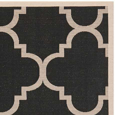 Safavieh Courtyard Cy6243 - 266 Black / Beige Rugs - Safavieh - cy6243 - 266 - 2