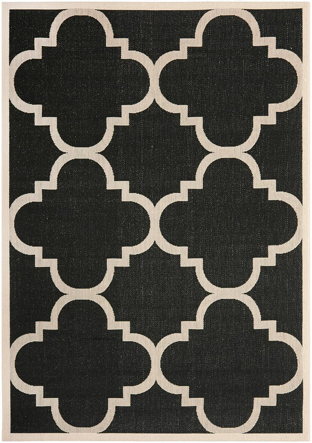 Safavieh Courtyard Cy6243 - 266 Black / Beige Rugs - Safavieh - cy6243 - 266 - 2