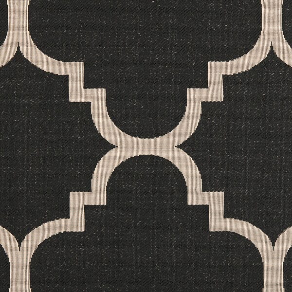 Safavieh Courtyard Cy6243 - 266 Black / Beige Rugs - Safavieh - cy6243 - 266 - 2