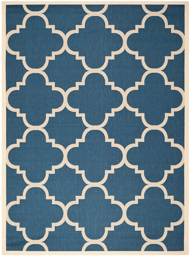 Safavieh Courtyard Cy6243 - 268 Navy / Beige Rugs - Safavieh - cy6243 - 268 - 2