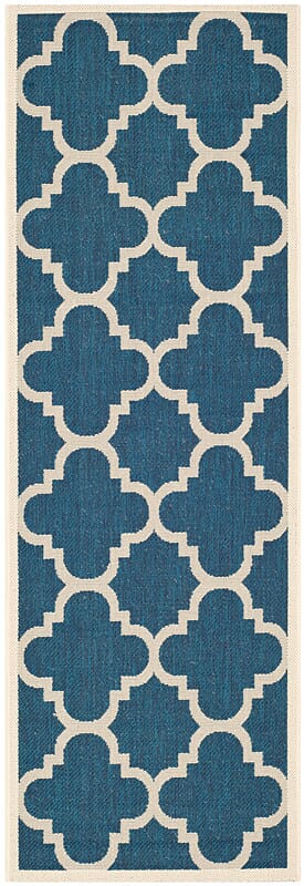 Safavieh Courtyard Cy6243 - 268 Navy / Beige Rugs - Safavieh - cy6243 - 268 - 27