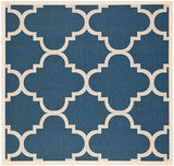 Safavieh Courtyard Cy6243 - 268 Navy / Beige Rugs - Safavieh - cy6243 - 268 - 4sq