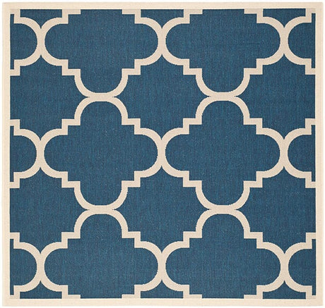 Safavieh Courtyard Cy6243 - 268 Navy / Beige Rugs - Safavieh - cy6243 - 268 - 4sq