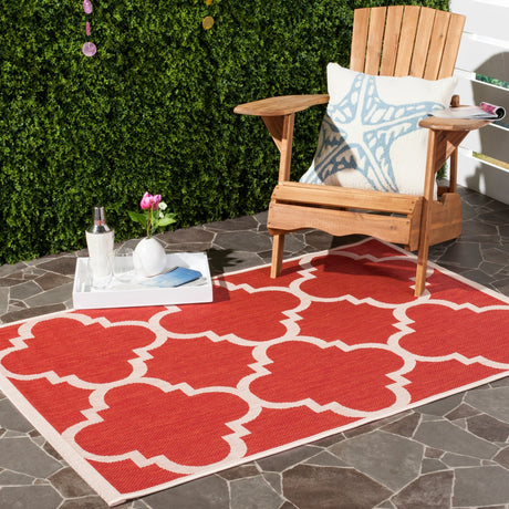 Safavieh Courtyard Cy6243 Red Rug - Safavieh - cy6243 - 248 - 4r