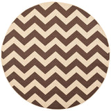 Safavieh Courtyard Cy6244 - 204 Dark Brown Rugs - Safavieh - cy6244 - 204 - 5r