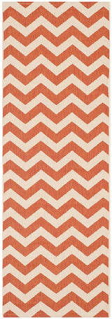 Safavieh Courtyard Cy6244 - 241 Terracotta / Beige Rugs - Safavieh - cy6244 - 241 - 27