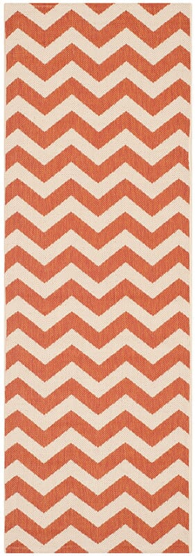 Safavieh Courtyard Cy6244 - 241 Terracotta / Beige Rugs - Safavieh - cy6244 - 241 - 27