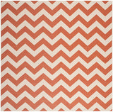 Safavieh Courtyard Cy6244 - 241 Terracotta / Beige Rugs - Safavieh - cy6244 - 241 - 4sq