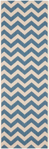 Safavieh Courtyard Cy6244 - 243 Blue / Beige Rugs - Safavieh - cy6244 - 243 - 27