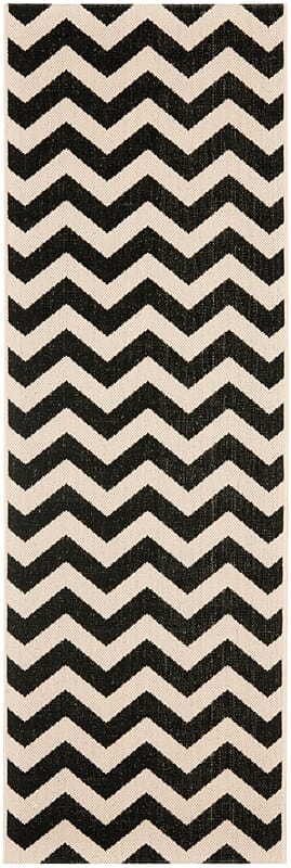 Safavieh Courtyard Cy6244 - 256 Black / Beige Rugs - Safavieh - cy6244 - 256 - 27