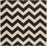 Safavieh Courtyard Cy6244 - 256 Black / Beige Rugs - Safavieh - cy6244 - 256 - 4sq
