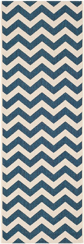 Safavieh Courtyard Cy6244 - 268 Navy / Beige Rugs - Safavieh - cy6244 - 268 - 27