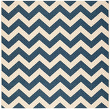 Safavieh Courtyard Cy6244 - 268 Navy / Beige Rugs - Safavieh - cy6244 - 268 - 4sq