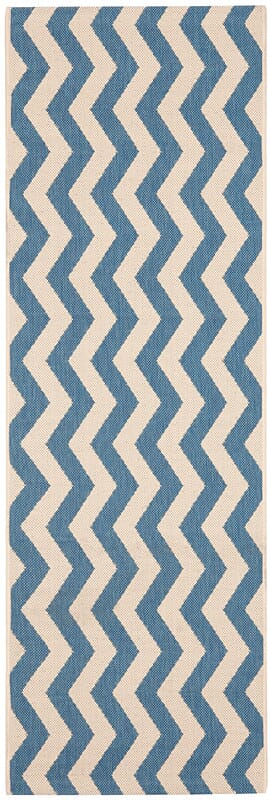 Safavieh Courtyard Cy6245 - 243 Blue / Beige Rugs - Safavieh - cy6245 - 243 - 27