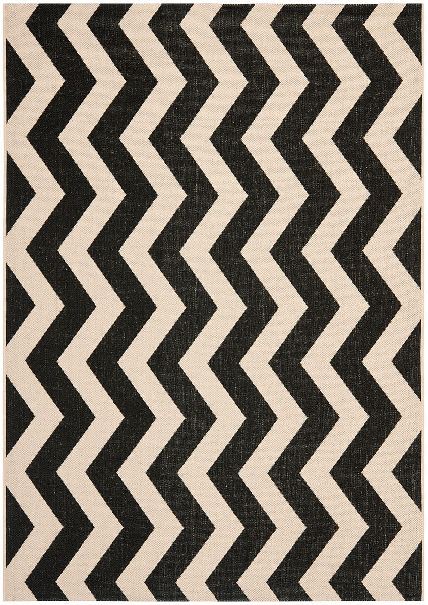 Safavieh Courtyard Cy6245 - 256 Black / Beige Rugs - Safavieh - cy6245 - 256 - 2