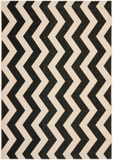 Safavieh Courtyard Cy6245 - 256 Black / Beige Rugs - Safavieh - cy6245 - 256 - 2