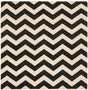 Safavieh Courtyard Cy6245 - 256 Black / Beige Rugs - Safavieh - cy6245 - 256 - 4sq