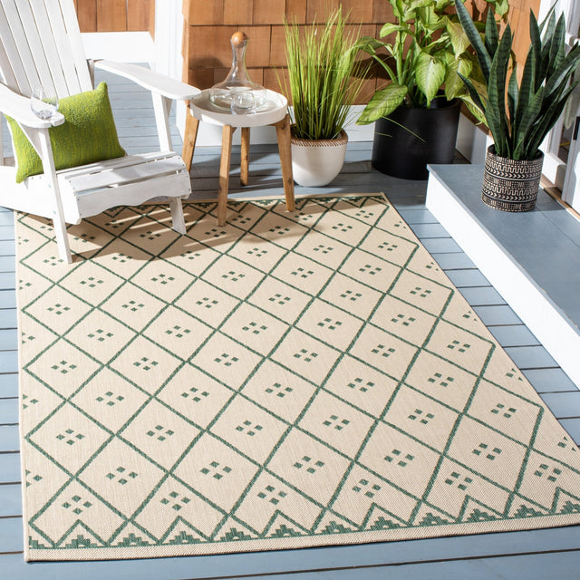 Safavieh Courtyard Cy6303 - 322 Beige/Green Rugs - Safavieh - cy6303 - 322 - 2