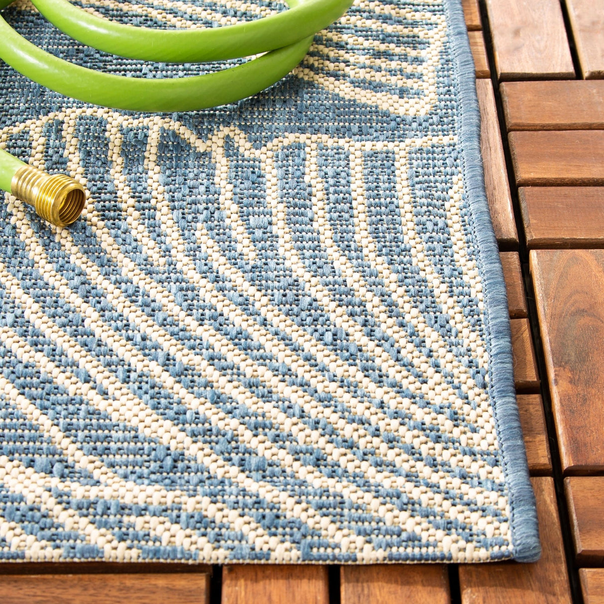 Safavieh Courtyard Cy6305 - 233 Blue/Light Beige Rugs - Safavieh - cy6305 - 233 - 5