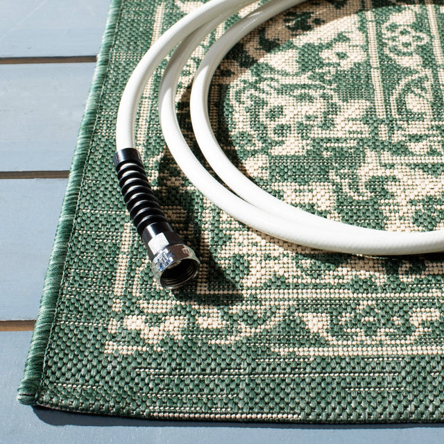 Safavieh Courtyard Cy6332 - 32221 Dark Green/Beige Rugs - Safavieh - cy6332 - 32221 - 2