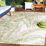 Safavieh Courtyard Cy6373 - 527 Ivory/Green Rug - Safavieh - cy6373 - 527 - 7r