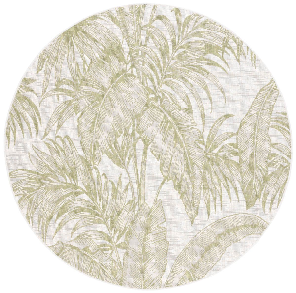 Safavieh Courtyard Cy6373 - 527 Ivory/Green Rug - Safavieh - cy6373 - 527 - 7r