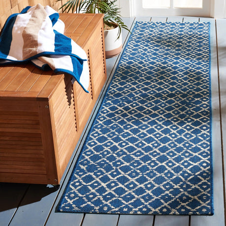 Safavieh Courtyard Cy6391 - 25821 Navy/Ivory Rugs - Safavieh - cy6391 - 25821 - 7r