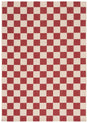 Safavieh Courtyard 4'-0" x 5'-7" Rug in Red / Beige