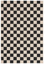 Safavieh Courtyard 4'-0" x 5'-7" Rug in Black / Beige