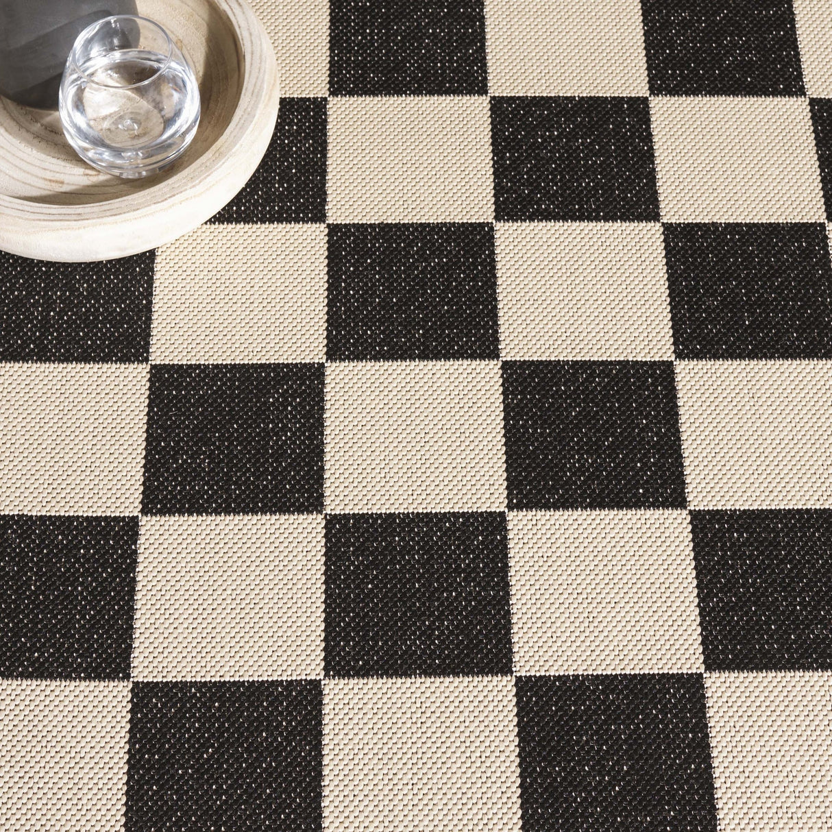 Safavieh Courtyard Cy6442 - 25621 Black/Beige Rug - Safavieh - cy6442 - 25621 - 3r