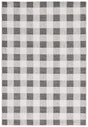 Safavieh Courtyard 4'-0" x 5'-7" Rug in Grey / Dark Grey