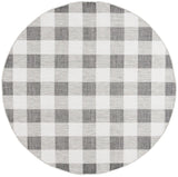 Safavieh Courtyard 6'-7" x 6'-7" Rug in Grey / Dark Grey