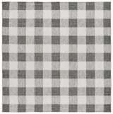 Safavieh Courtyard 6'-7" x 6'-7" Rug in Grey / Dark Grey