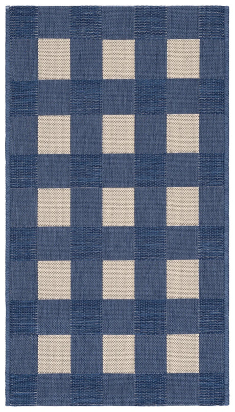 Safavieh Courtyard 2'-0" x 3'-7" Rug in Blue / Beige