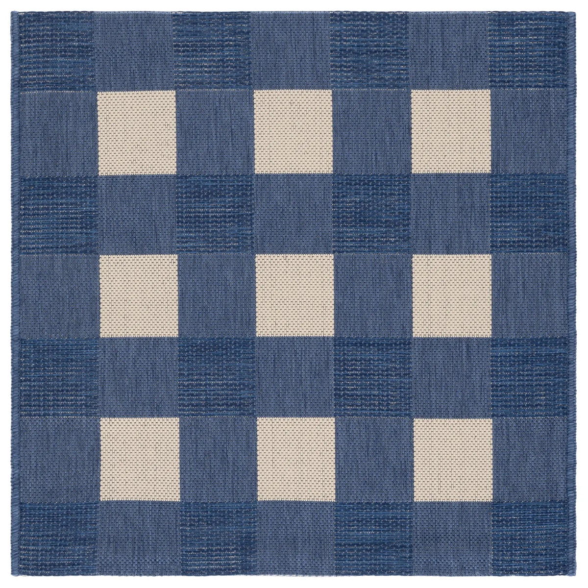Safavieh Courtyard 2'-7" x 2'-7" Rug in Blue / Beige
