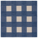 Safavieh Courtyard 2'-7" x 2'-7" Rug in Blue / Beige
