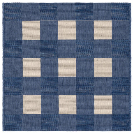 Safavieh Courtyard 2'-7" x 2'-7" Rug in Blue / Beige